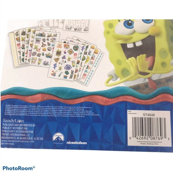 Nickelodeon The Spongebob Movie Sticker Travel Book - Picture 4 of 12